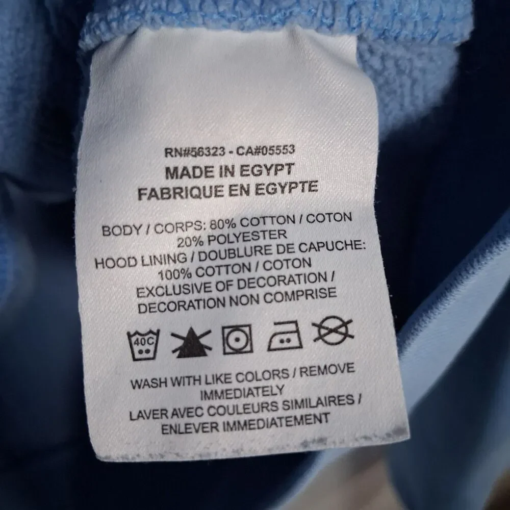 Nike Sportswear Club Fleece Hoodie Cerulean Blue Men's Athleisure Size‎ M